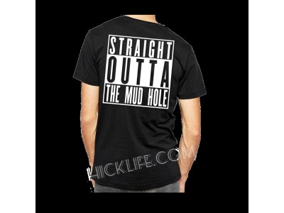 Straight Outta The Mud Hole Mens T-shirt